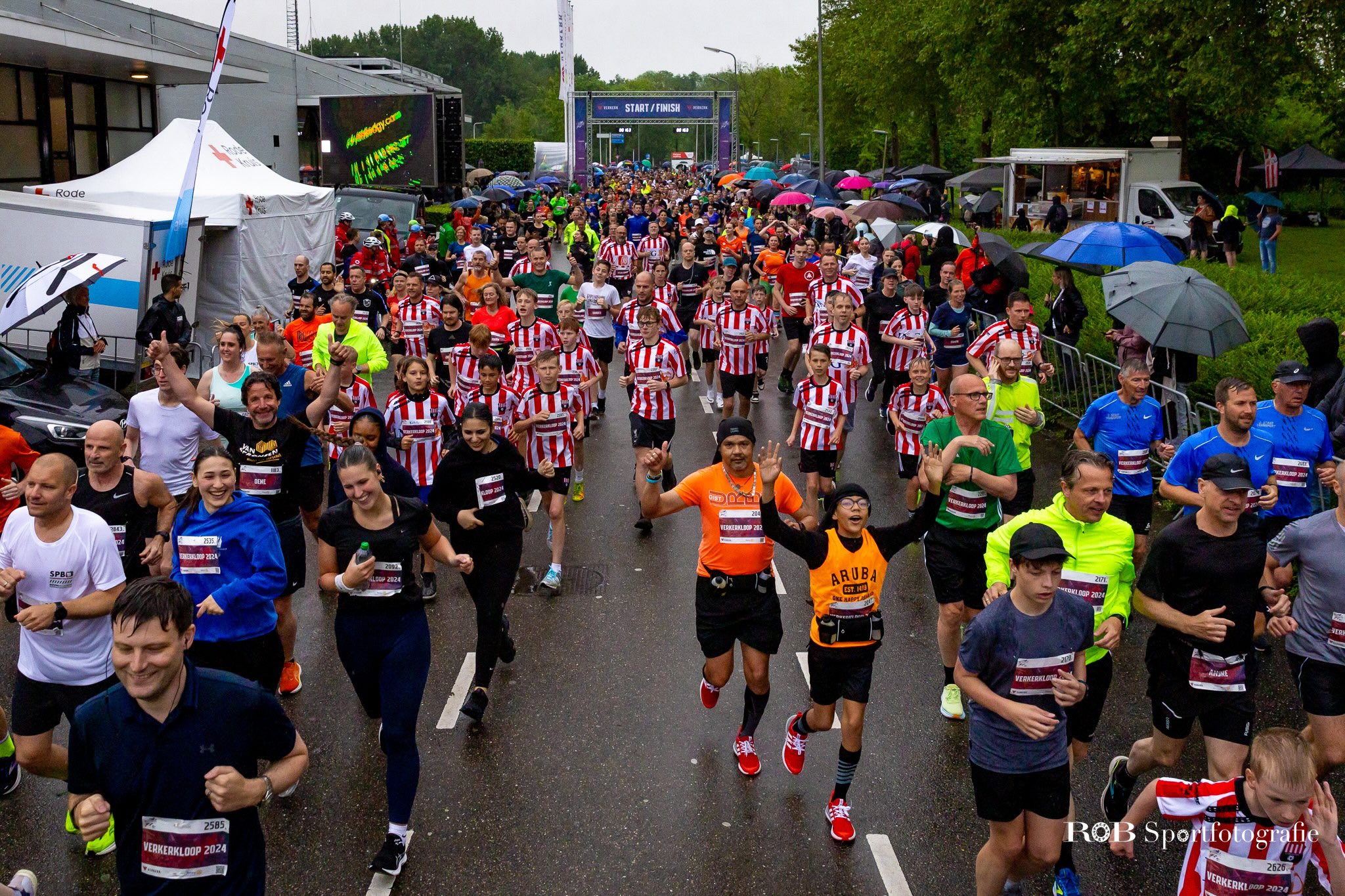 Start van de Verkerkloop Zwijndrecht